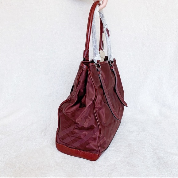 NWT Authentic Burberry Runway Check Tall Tote Bag​ - Picture 4 of 9